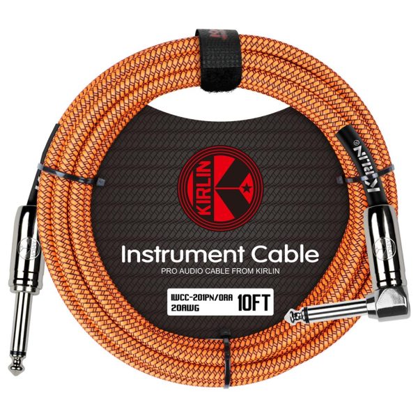 Kirlin Fabric Straight To Angeled Connector - 10ft/3m - Orange