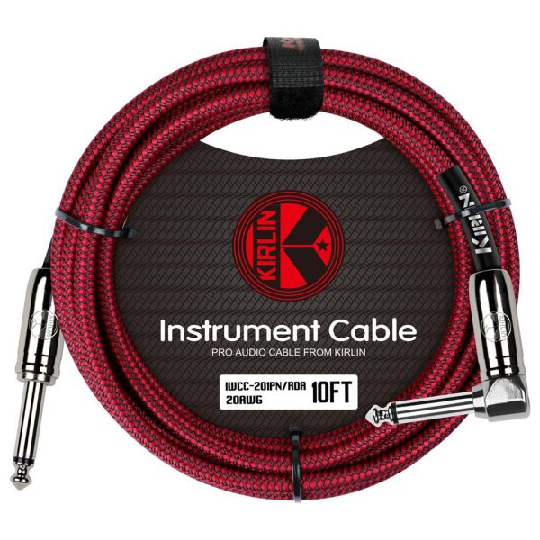 Kirlin Fabric Straight To Angeled Connector - 10ft/3m - Red