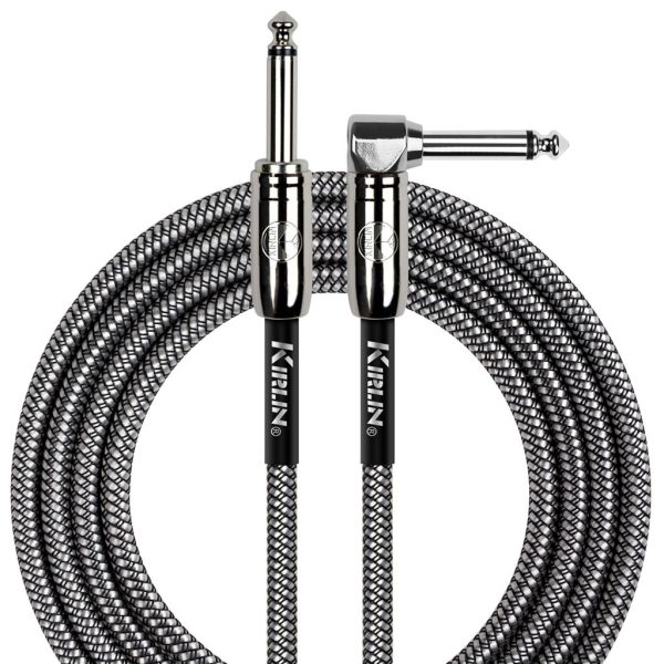 Kirlin Fabric Straight To Angeled Connector - 20ft/6m - Black - Image 2
