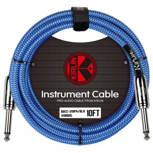 Kirlin Fabric Straight Connector - 10ft/3m - Blue