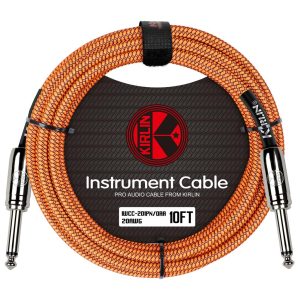Kirlin Fabric Straight Connector - 10ft/3m - Orange