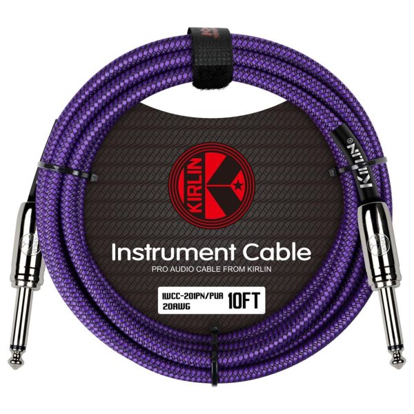 Kirlin Fabric Straight Connector - 10ft/3m - Purple