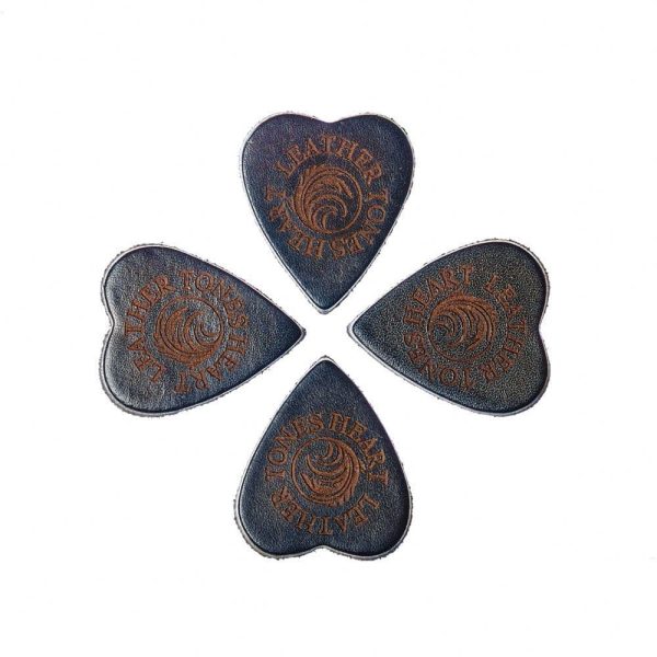 Leather Tones Heart Black - Image 2