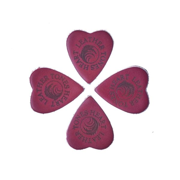 Leather Tones Heart Brown - Image 2