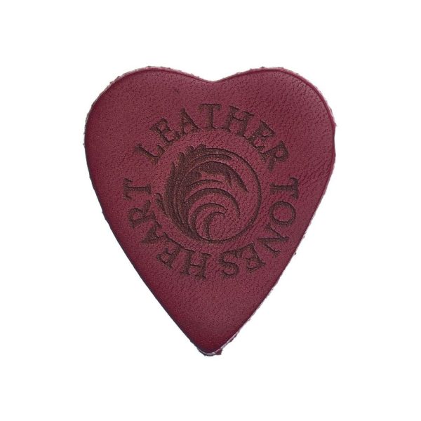 Leather Tones Heart Cognac