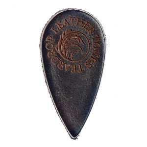 Leather Tones Teardrop Black