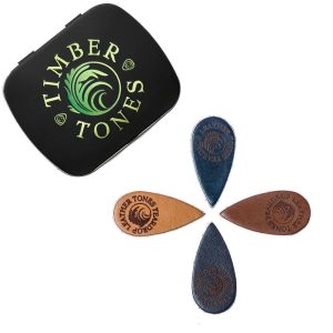 Leather Tones Teardrop 4 Pack Tin