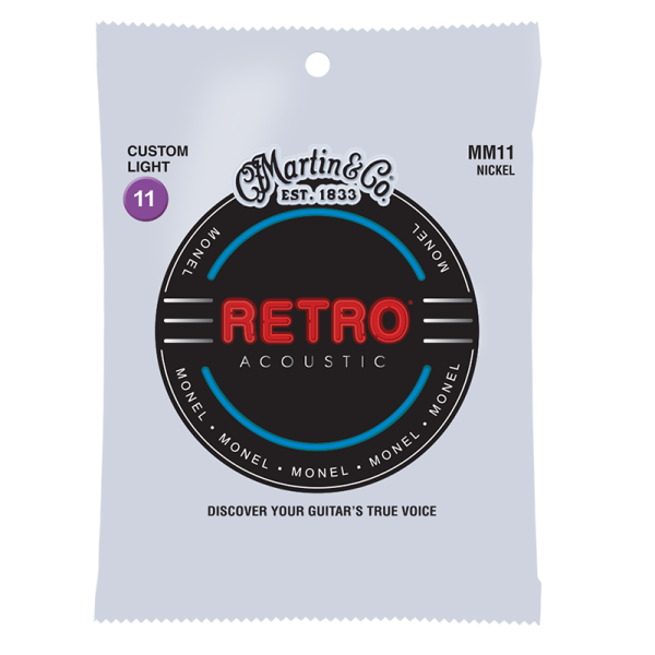 Martin Retro Monel Custom Light ( 11-52 ) MM11