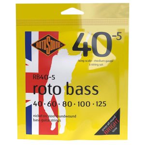 Rotosound RB40-5 Roto Bass Nickel Medium 40-125