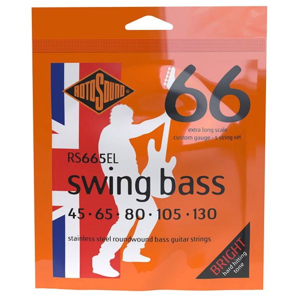 Rotosound RS665EL Swing Bass 66 5 String Extra Long Scale 45-130