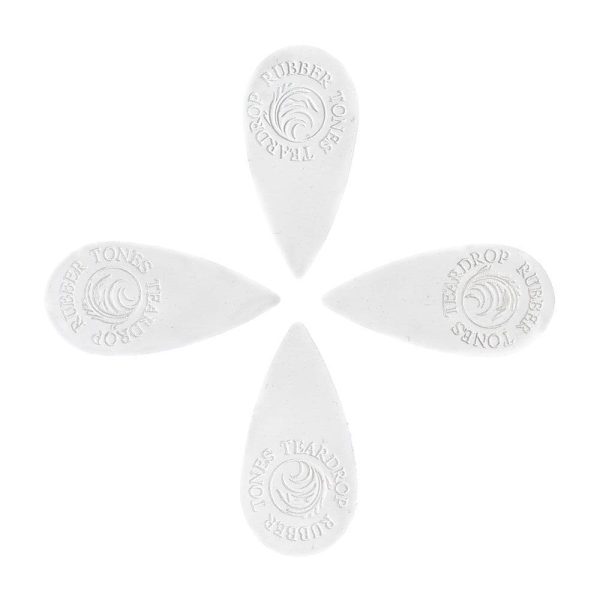 Rubber Tones Teardrop White Silicon - Image 2