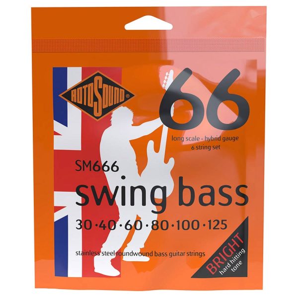 Rotosound SM666 Swing Bass 66 6 String Hybrid 30-125