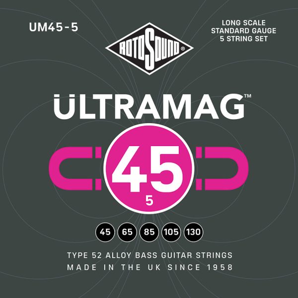 Rotosound UM45-5 Ultramag Medium 5 String 45-130