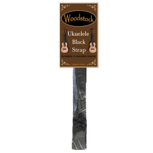 Woodstock Ukelele Strap Black